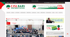 Desktop Screenshot of cislbari.it