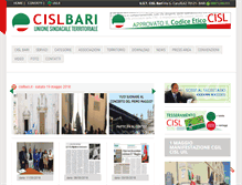 Tablet Screenshot of cislbari.it